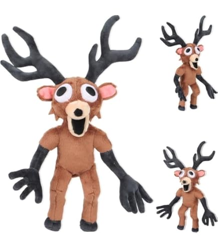 Amazon.co.jp: [Hushan] シカ ぬいぐるみ 非公式 森の99夜風 人形 38cm